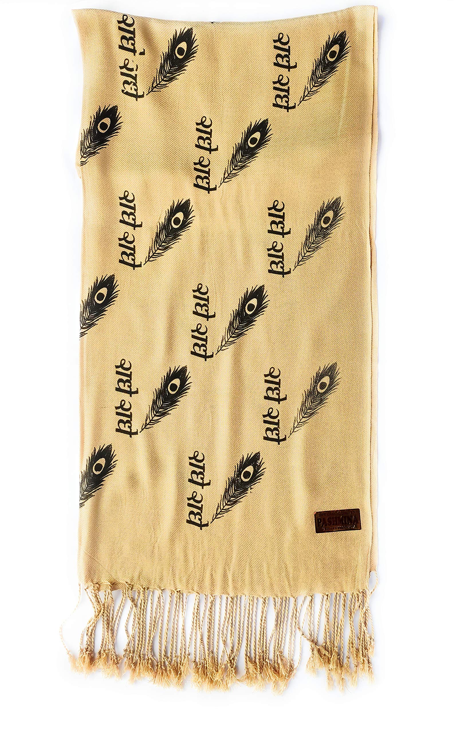 Traditional Cotton Blend Stole Shawl Scarves Beautiful Radhe Radhe Print for women Girls-image-7