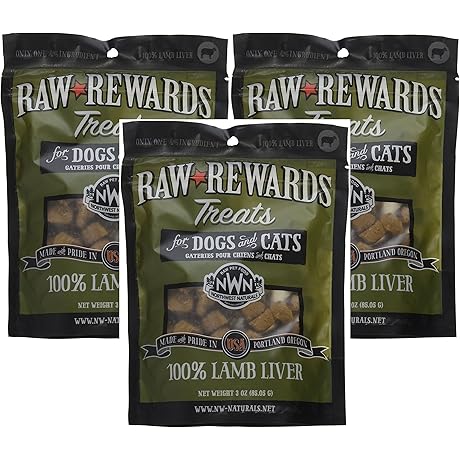 Northwest Naturals Raw Dog Food Freeze-Dried Lamb Liver Treats