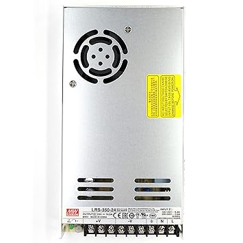MeanWell MEAN WELL - LRS-350-24 AC/DC Switching Power Supply 350.4W 24V 14.6 Amp Single Output (LRS Series 350W 24V SMPS)