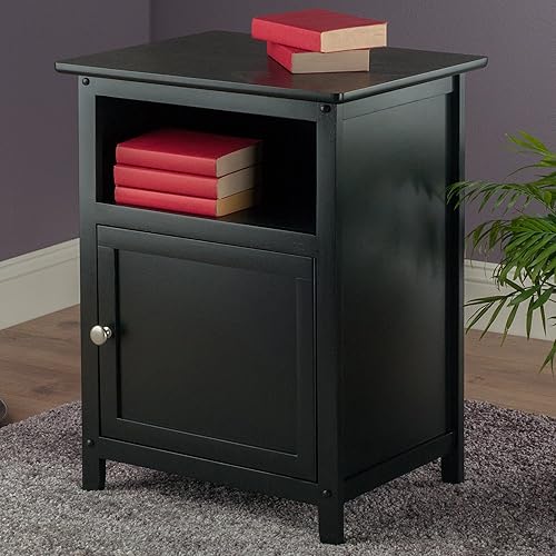 Miniatura 2 de Winsome - Mesa auxiliar de madera Henry color negro
