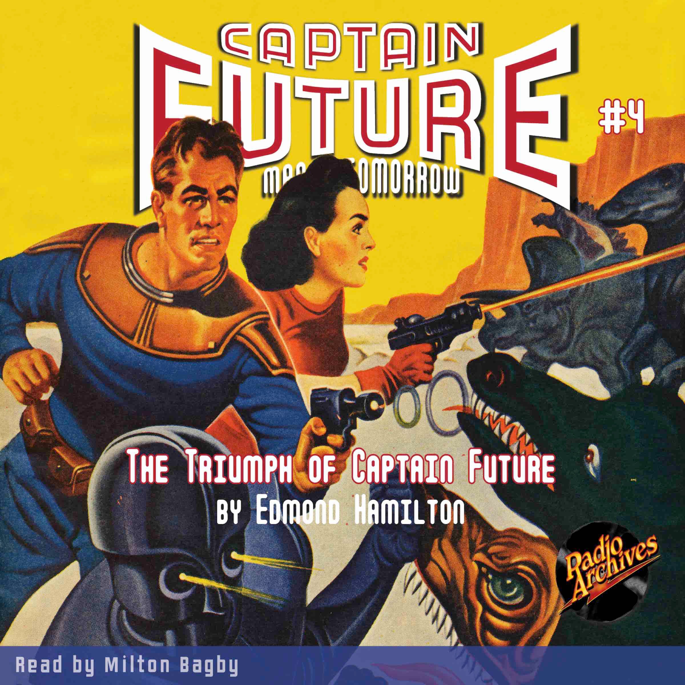 Cover art for Captain Future #4: The Triumph of Captain Future