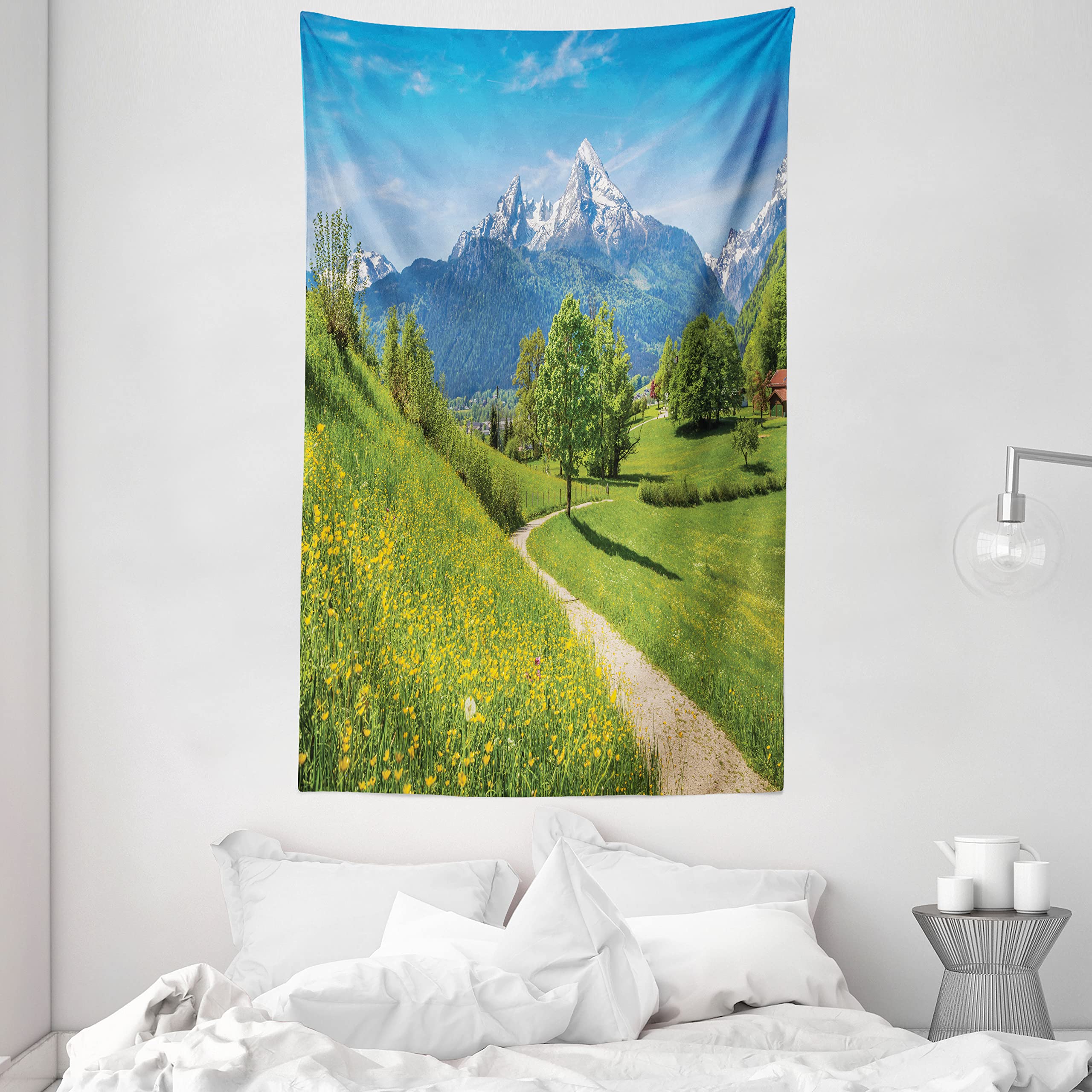 ABAKUHAUS Arazzo XXL Fucsia - Tappezzeria Parete Soggiorno 274cm
