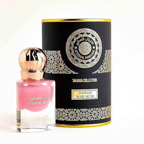 Musk Tahara Collection Perfume de lujo de Dubái Aceite de perfume concentrado puro de larga duración sin alcohol, botella de cristal sin alcohol,