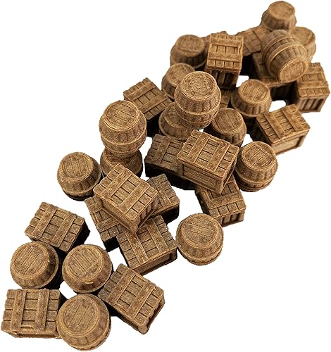 Cajas y barriles de almacén