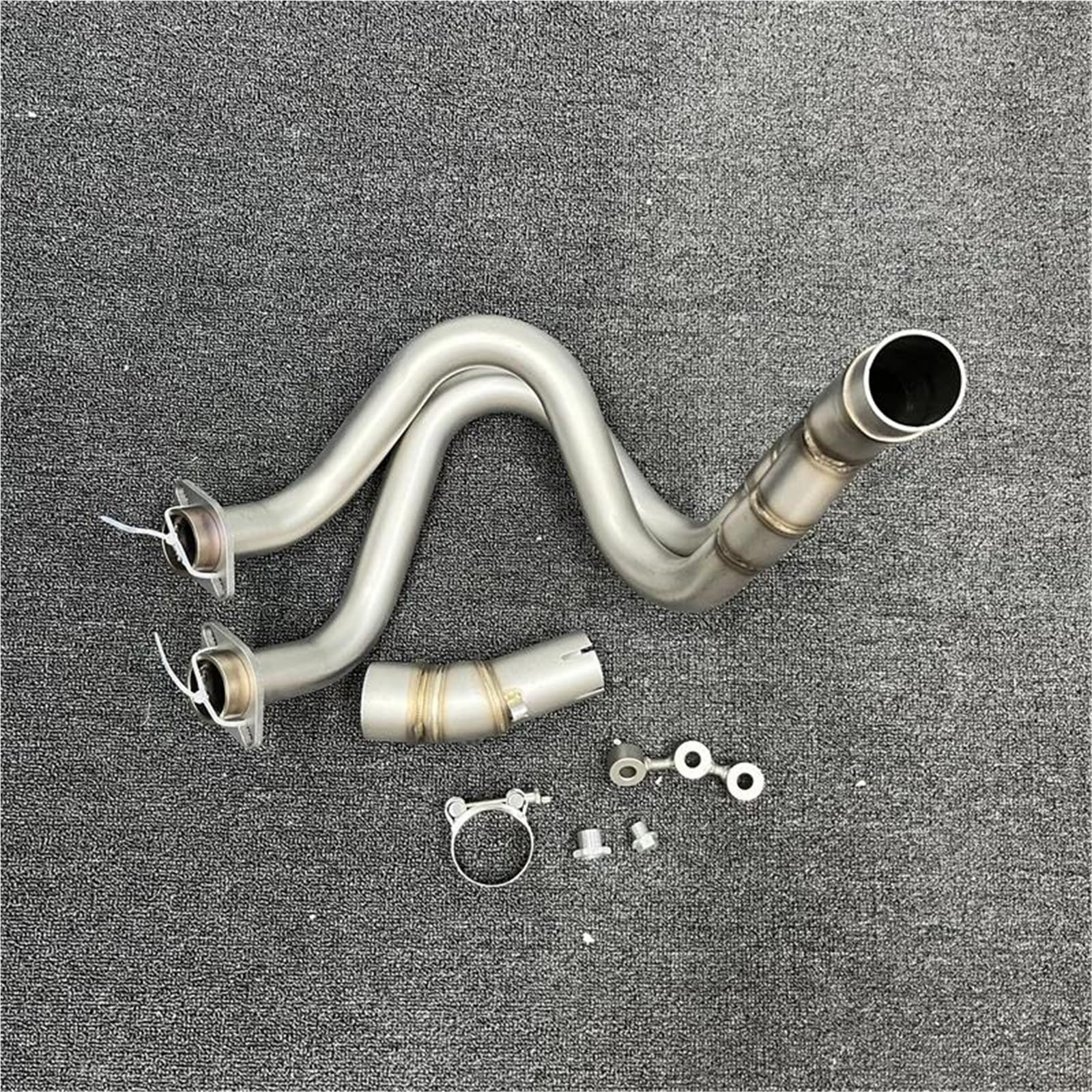 Silencieux D'échappement pour Moto pour K&awasaki ER6N, ER6F, Z650 pour Versys 650 (2012-2018), Tube Central Avant, Raccord D'échappement Ligne echappement