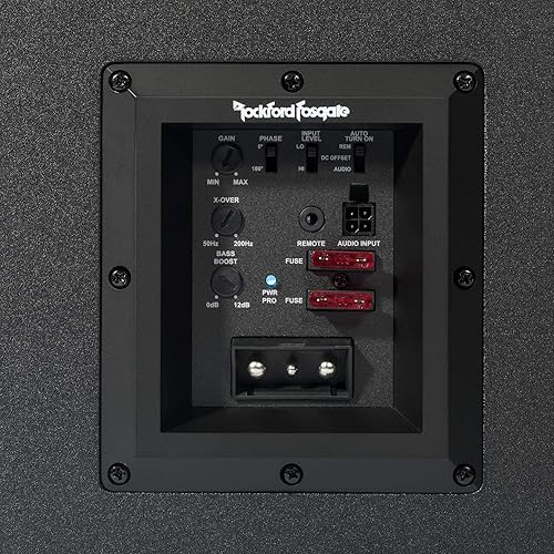 Miniatura 4 de Rockford Fosgate Punch P300-10 - Subwoofer y gabinete amplificados de 10 pulgadas, 300 W, color negro