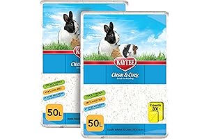 Kaytee Clean & Cozy White Paper Bedding 100 Liters