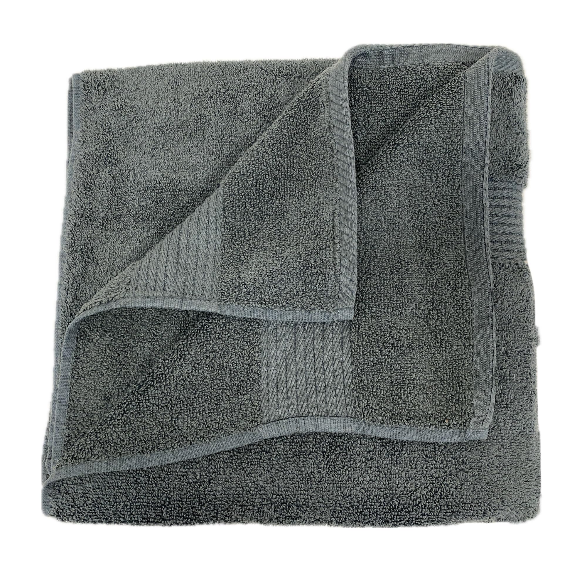 iSleep Set di 9 Asciugamani, 2 Guanti, 2 Teli da Bagno, 1 Accappatoio (Antracite, Extra Large), iSleep-Set9Bath