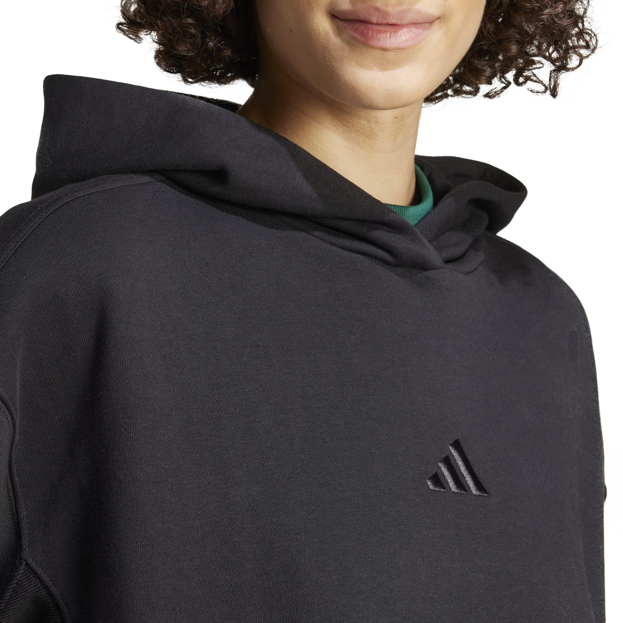 adidas Damen All Szn Fleece Loose Hoodie Sweatshirt