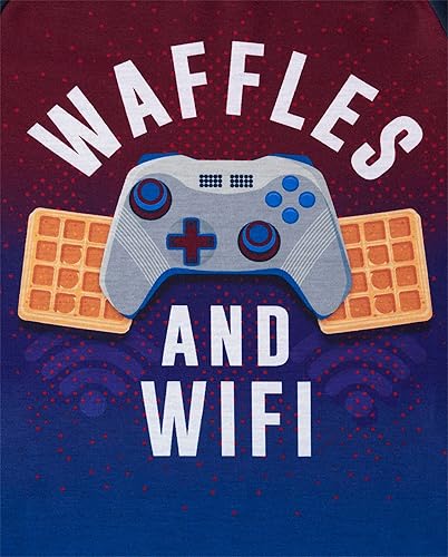 Miniatura 2 de The Children's Place Conjunto de pijama de 2 piezas con camiseta de manga larga y pantalones para niño