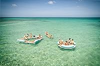 Vista 8 de BOTE Muelle inflable Hangout Suite Configuraciones Personalizables Balsa Flotante para Adultos Niños Familiares Compatible con MAGNEPod Portátil