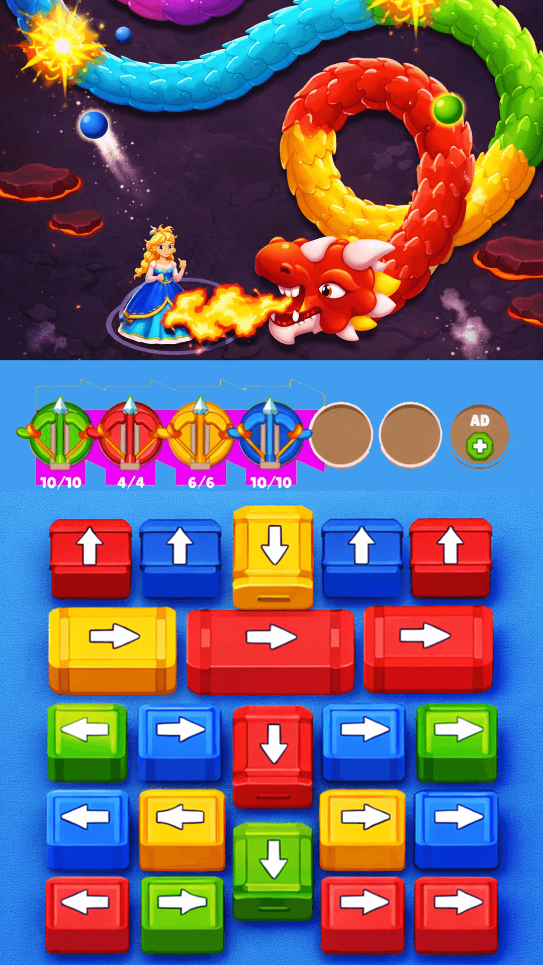 Sorting Queen Queen Rescue Escape Master Color Puzzle: Save Girl Dragon Out Match ...