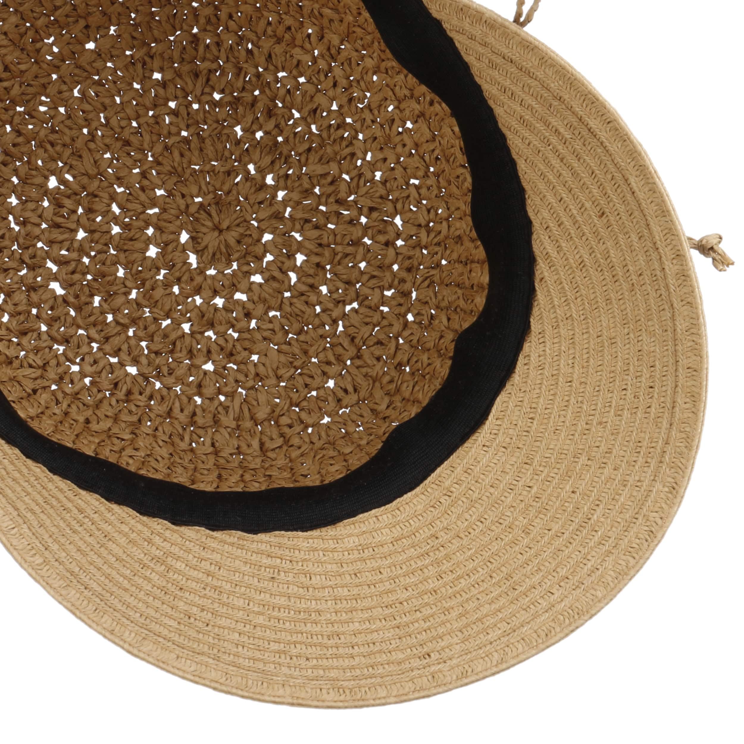 Seeberger Gorra Uni Rollable Crochet Mujer - de Sol Verano Visera para el con Primavera/Verano