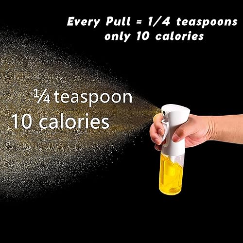 Miniatura 5 de Pulverizador de aceite para cocinar, botella de aceite de oliva, accesorios de cocina en aerosol para freidora de aire, aceite de canola,