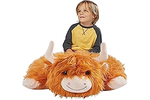 Pillow Pets Jumbo Stuffed Highland Cow
