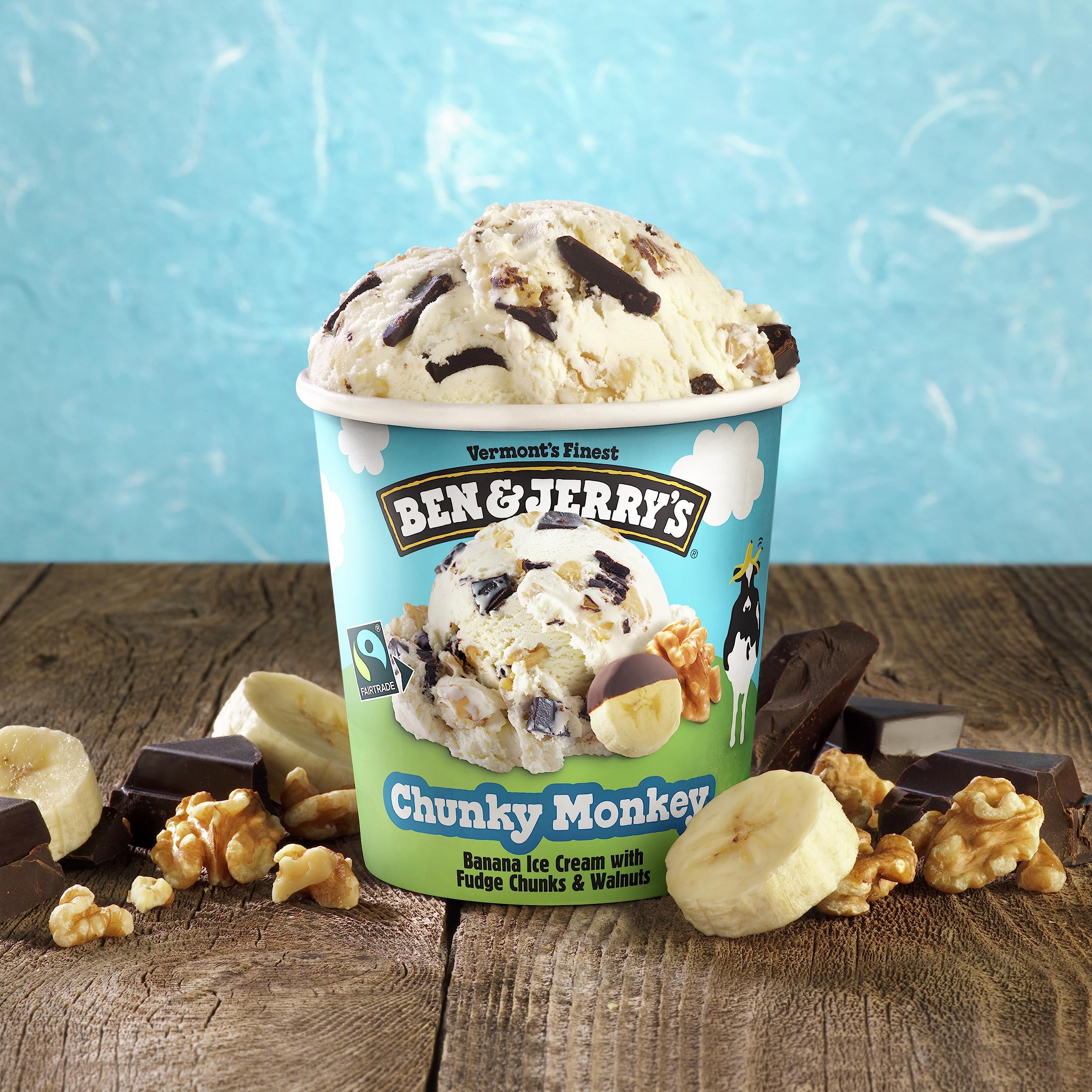 Ben & Jerry's Ice Cream Chunky Monkey 16 oz | Grocery Pickup