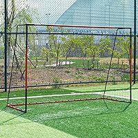 SPORTAPPY Soccer Goals 6x4, 8x6, 10x6.6 ft - Heavy Duty Steel Frame All-Weather Backyard Training Net, Quick Tool-Free Assembly Indoor Outdoor