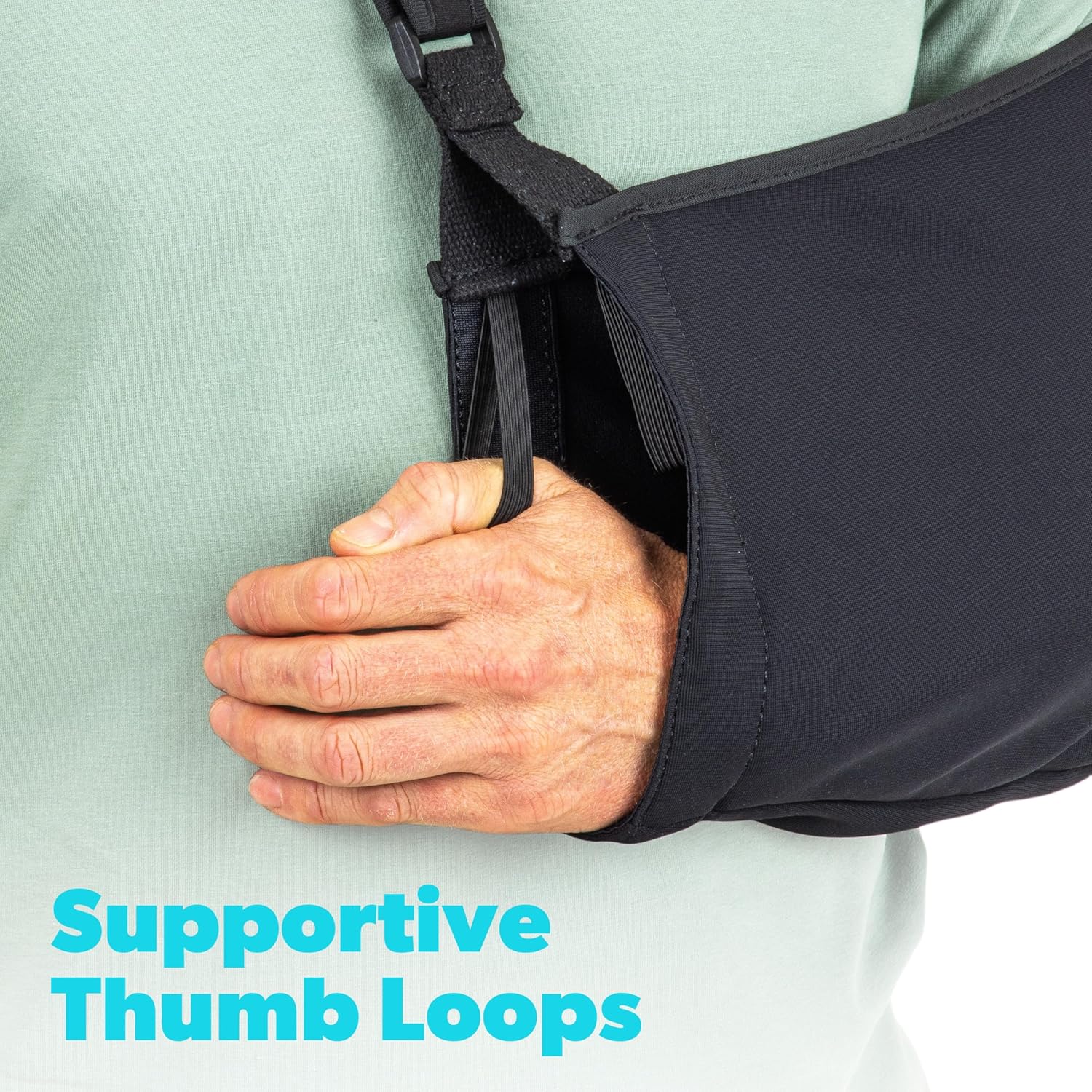 GoSports Arm Sling for Shoulder Injury, Elbow Injury, and Torn Rotator Cuff - Adjustable Shoulder Sling for Men & Women - Left & Right Arm Sling - Image 5