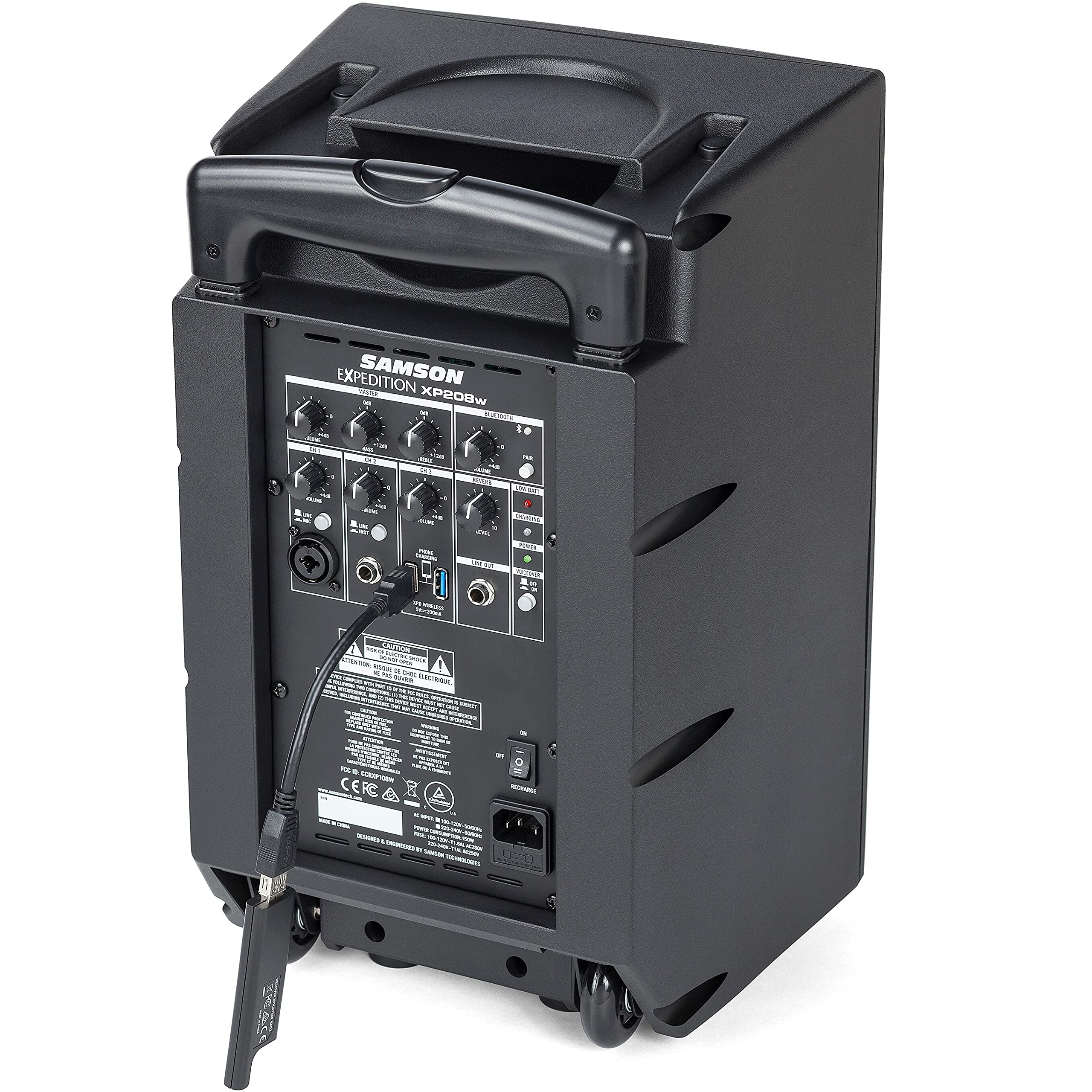 SAMSON - EXPEDITION XP208w - PA Portatile con Bluetooth - 200W