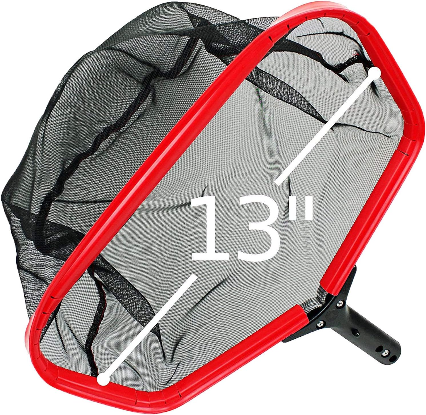 ProTuff Products Medium Fine Mesh Hot Tub Spa, Fountain, and Swimming Pool Cleaning Leaf Rake Skimmer Net, 13 Inch (Net Only)