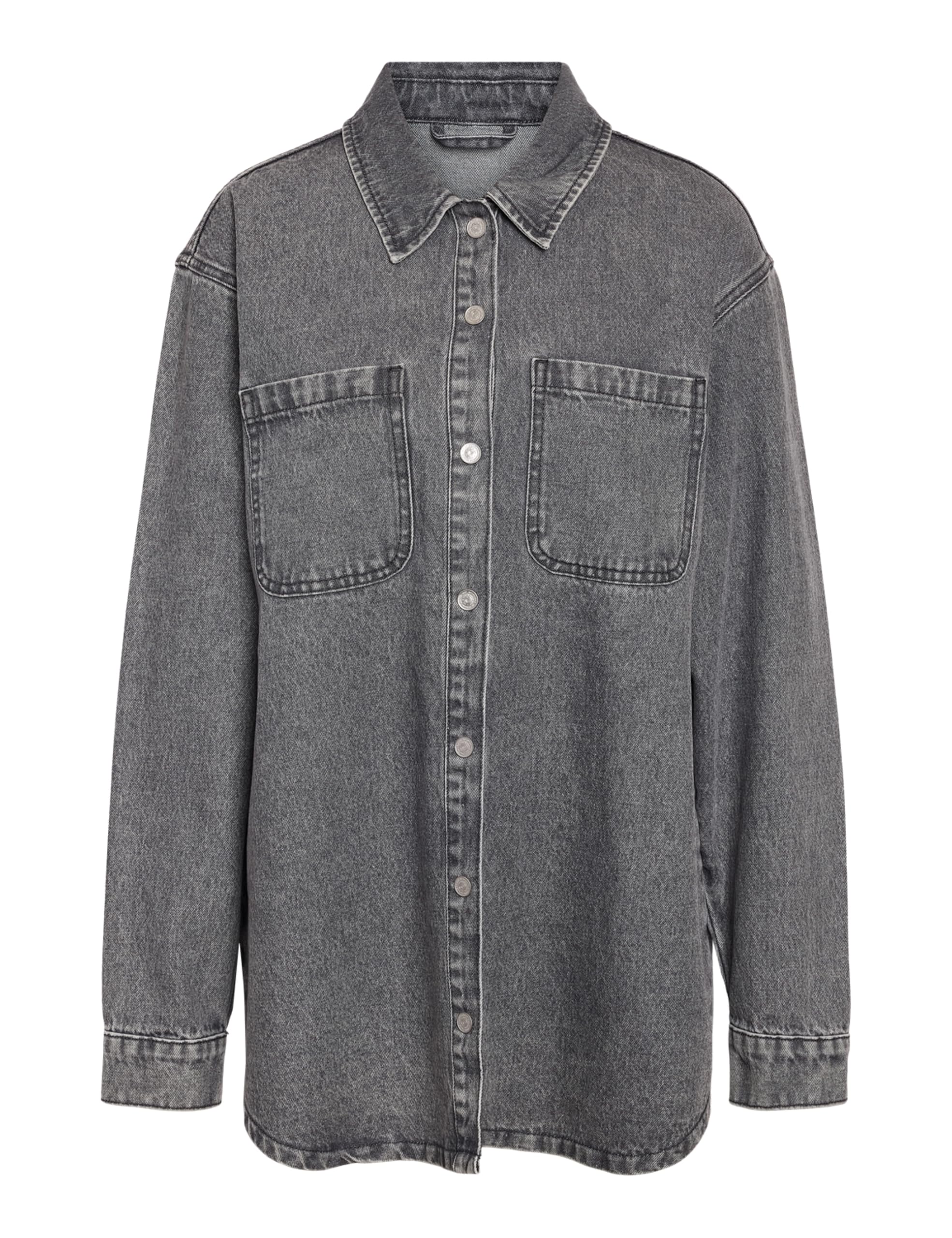 Veste en jean fluide Nmalva L/S DNM Shacket pour pallier la mi-saison