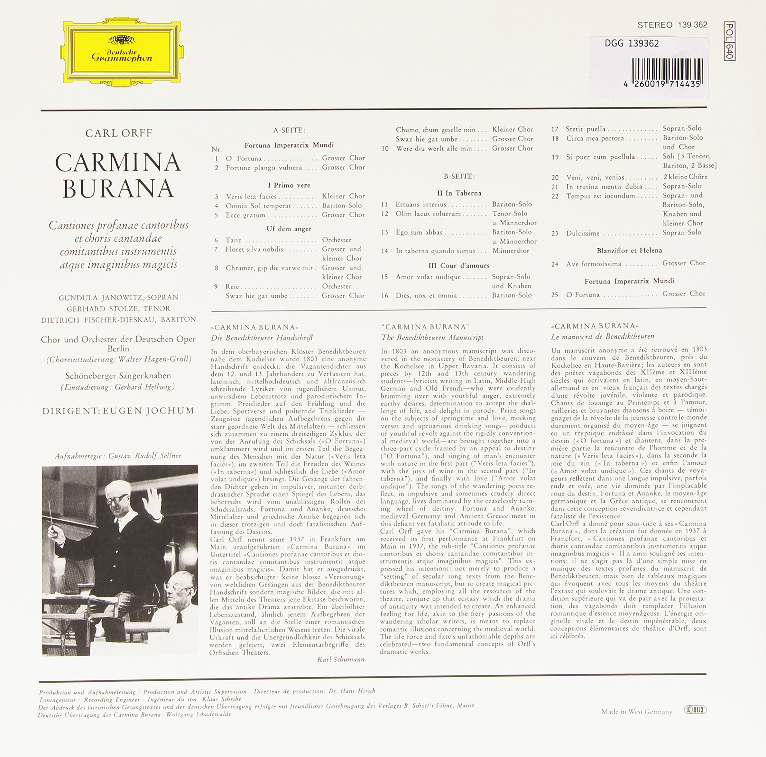 Carl Orff: Carmina Burana