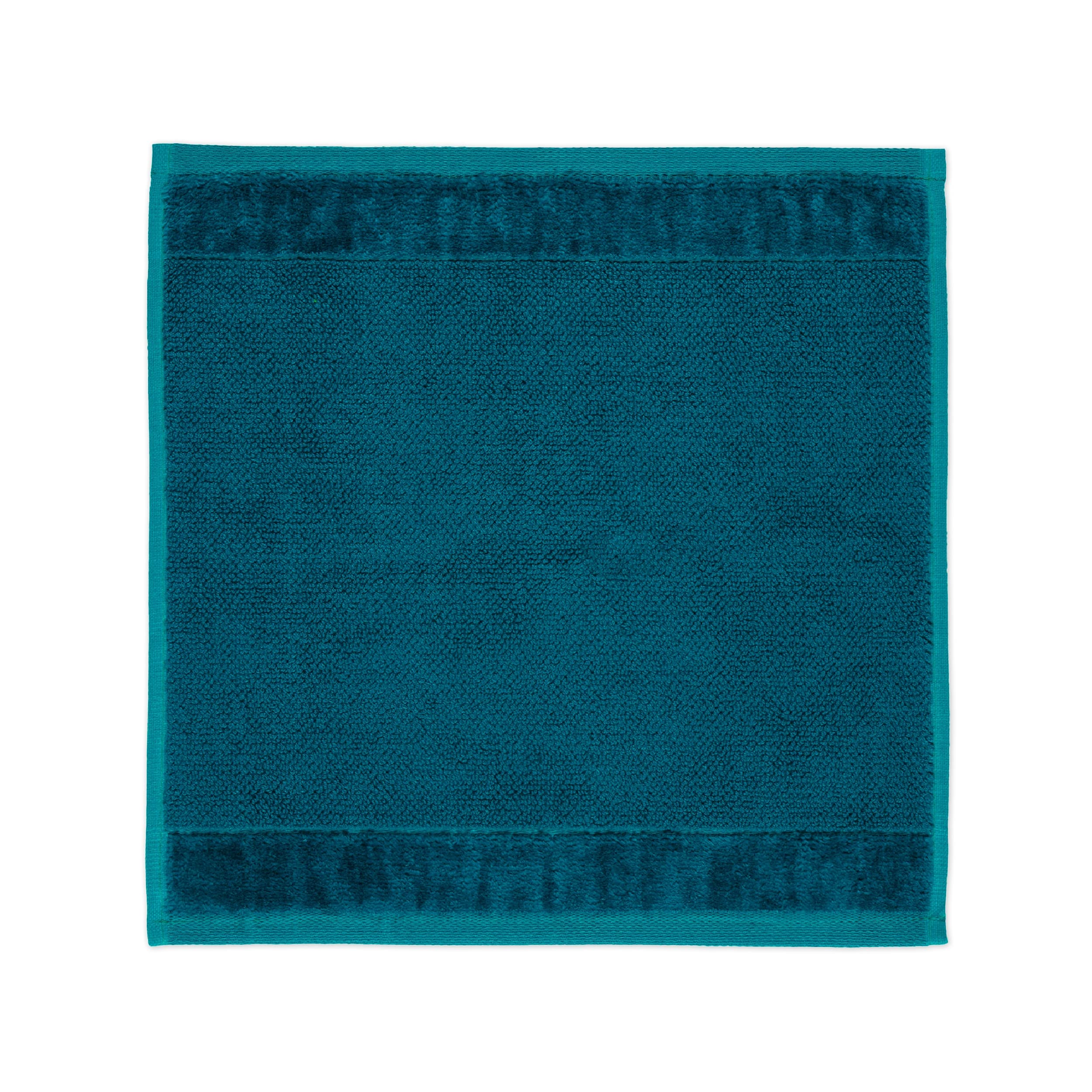 Möve Bamboo Luxe Seiftuch 30 x 30 cm aus 60% Baumwolle / 40% Viskose aus Bambus-Zellstoff, deep Lake