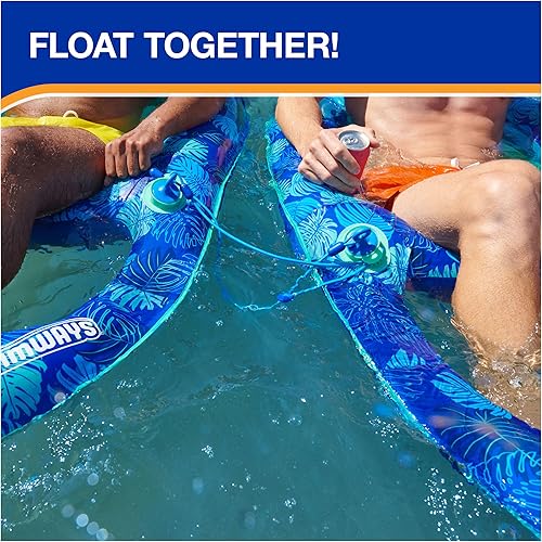 Miniatura 3 de Swimways Elite - Flotador reclinable de resorte, flotadores inflables para piscina con inflado rápido, reclinable de piscina para adultos de hasta