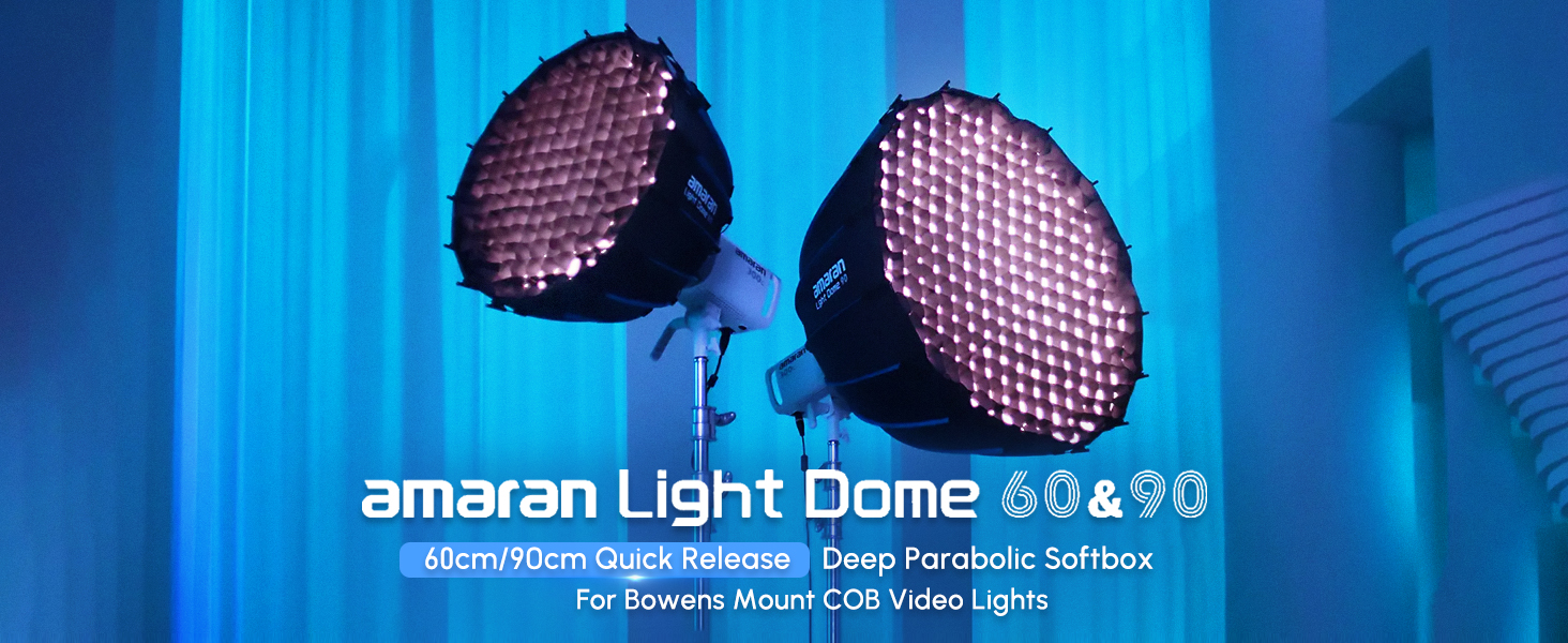 Amazon.com : Aputure Light Dome Amaran Softbox 60cm (2ft) Circular