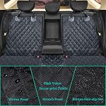 ANOSOSPECIAL Housse de siège de voiture pour chien pour couverture de siège arrière pour enfants,Protecteur de sièges arrière non stick pour animaux de compagnie,Non-dérapant étanche Couvres de siège intérieur universel durable pour fourgon automatique SUV