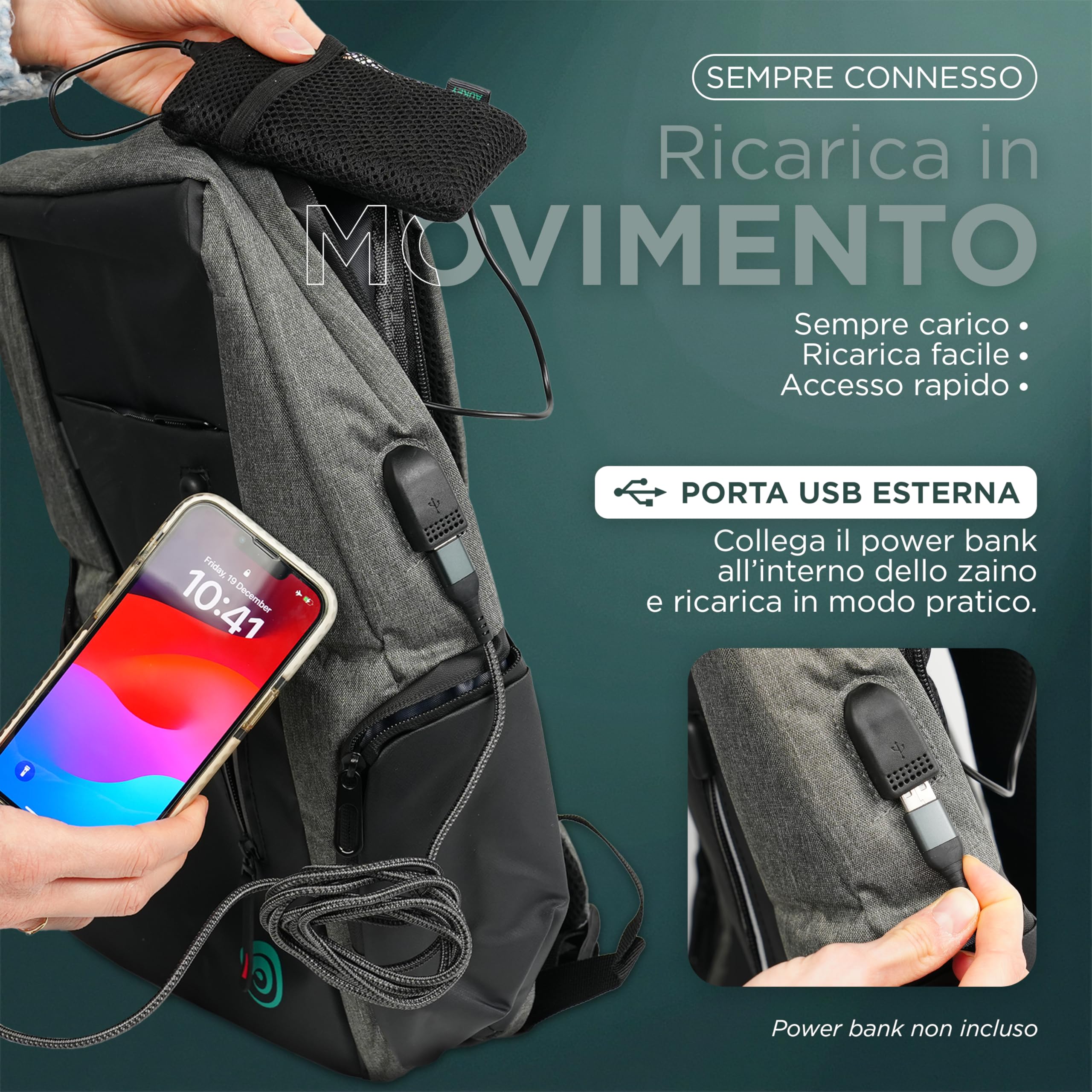 Generico Zaino porta pc