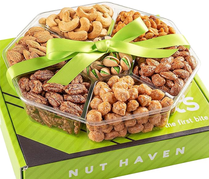 Nuts Gift Basket Great Gift for Fathers Day Assortment