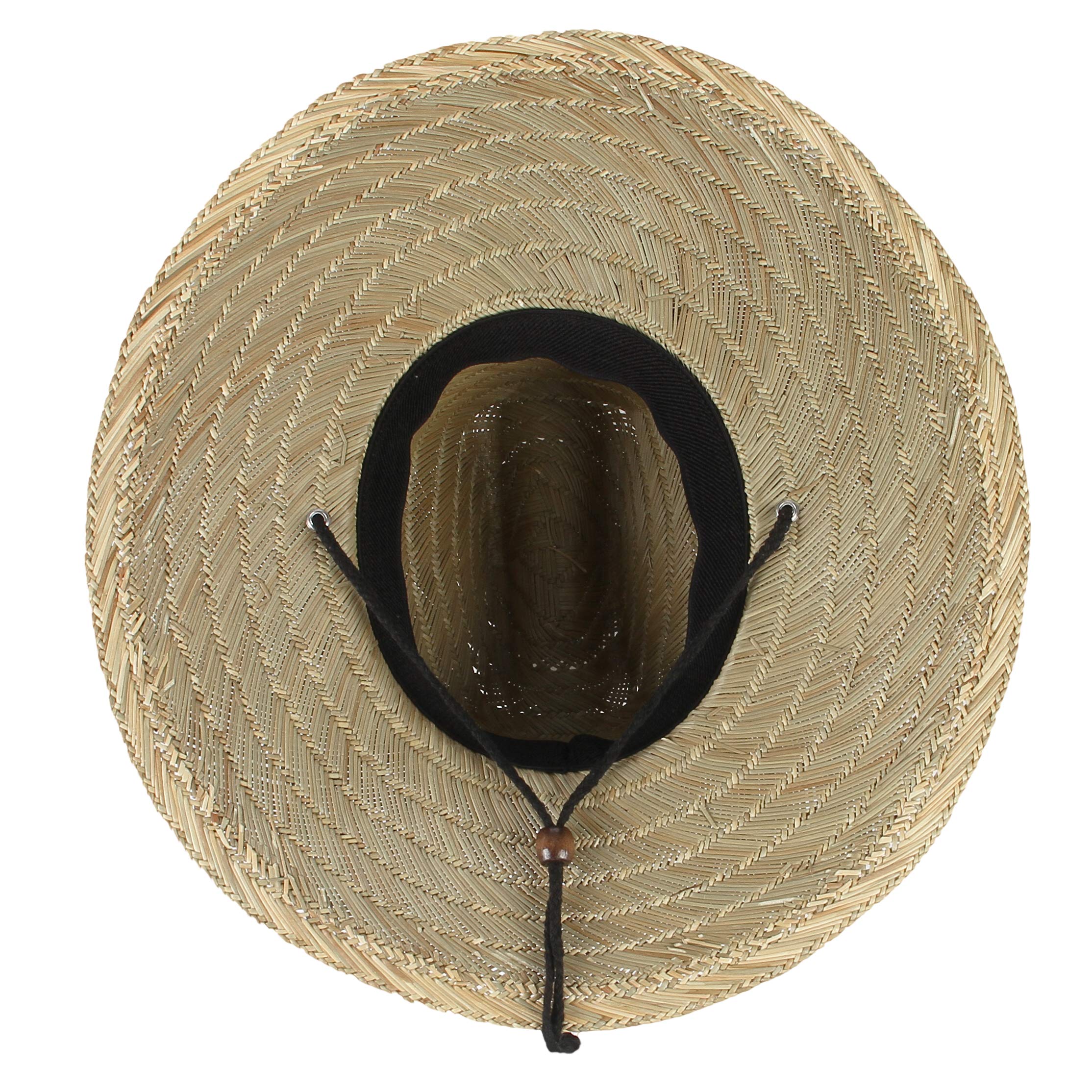 GEMVIE-Gorro Paja para Mujer y Hombre Sombrero de Salvavidas Paja Sombrero de Playa Protección Solar
