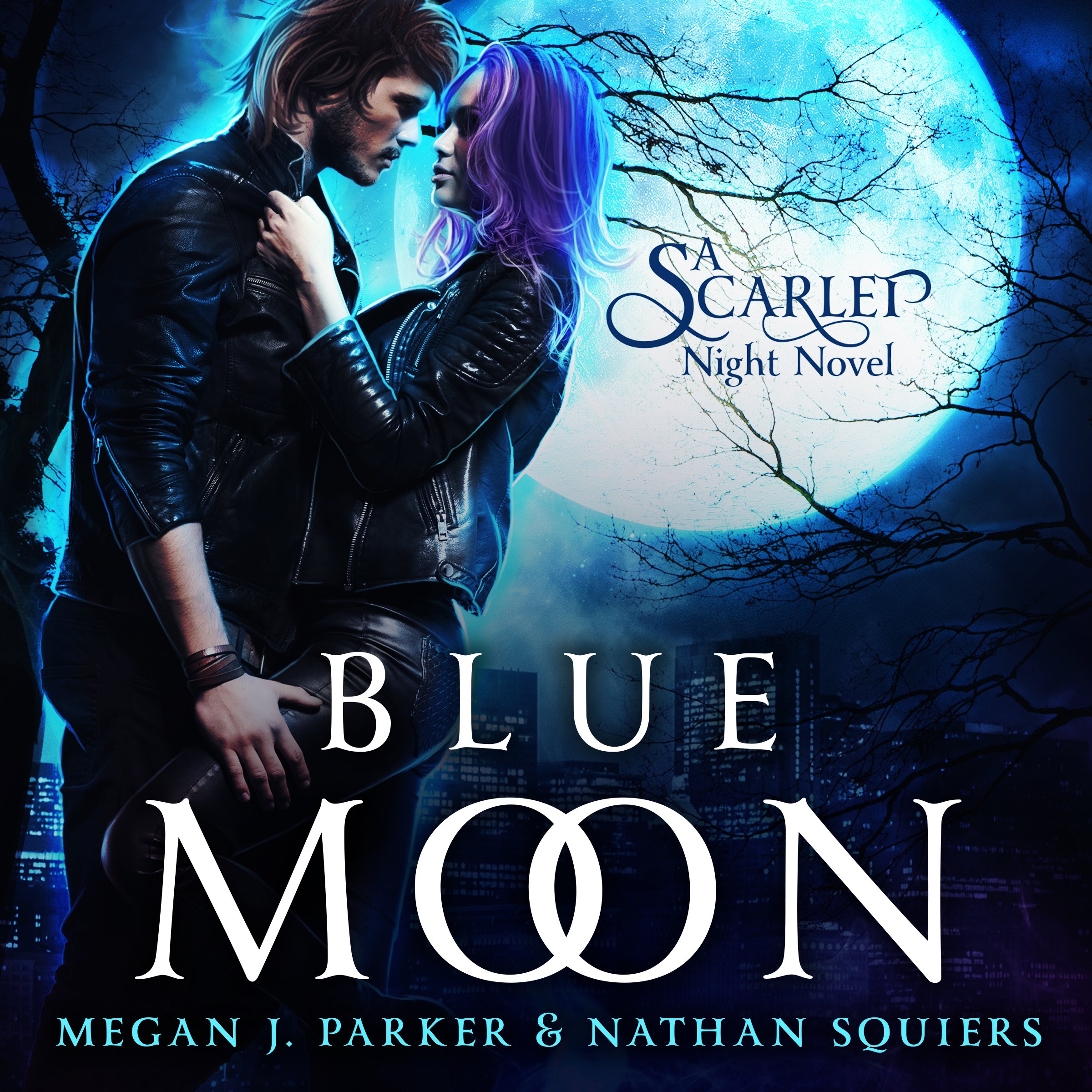 Cover art for Blue Moon: A Scarlet Night Novel