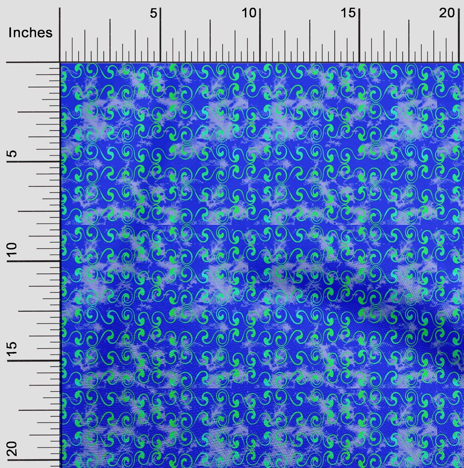 oneOone Cotton Jersey Sea Green Fabric Batik DIY Clothing Quilting Fabric Print Fabric by Yard 58 Inch Wide