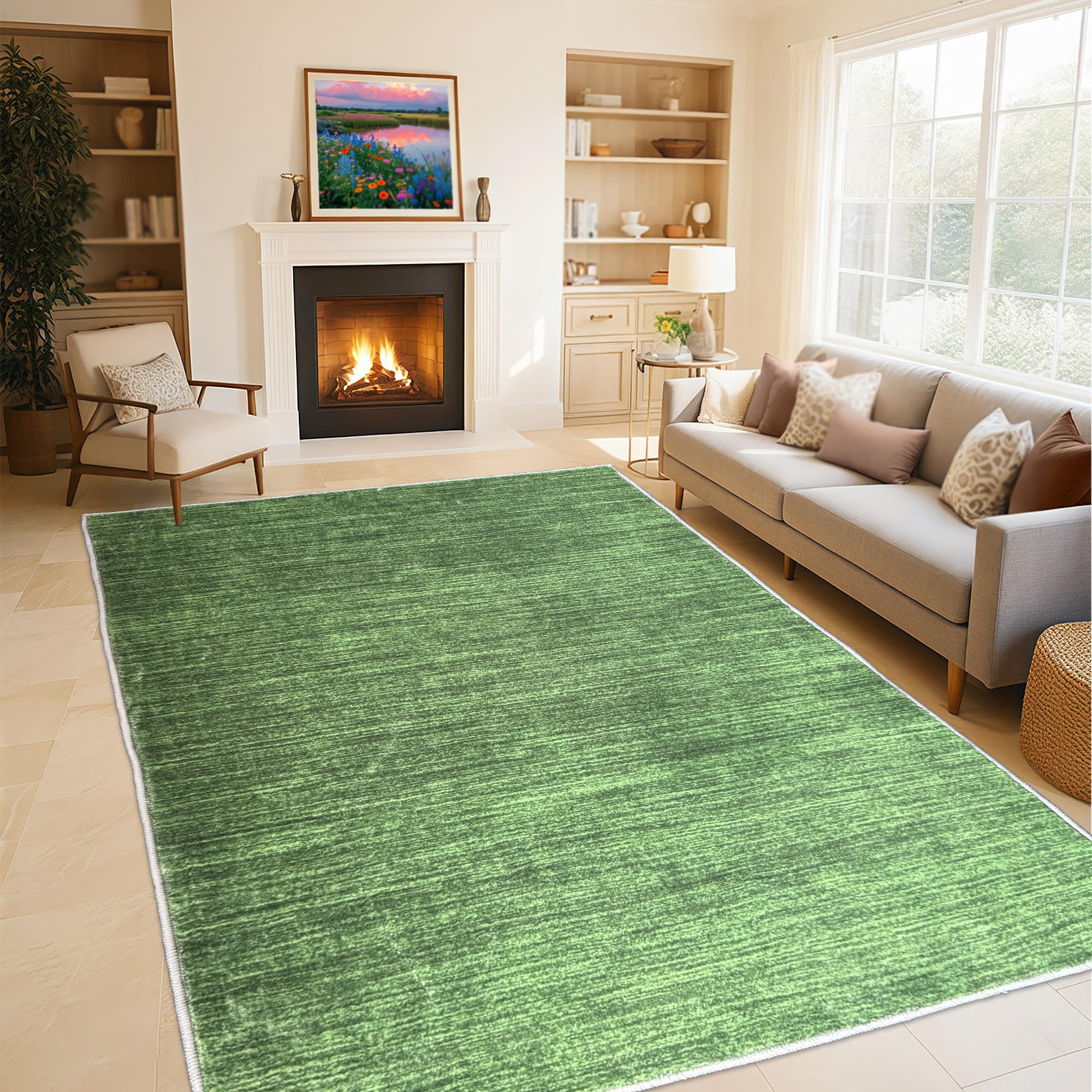 Tapis de salon moderne et doux 170x180 cm parfait pour décorer une chambre adulte