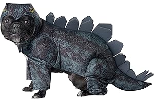 French Bulldog Stegosaurus Costume Prank