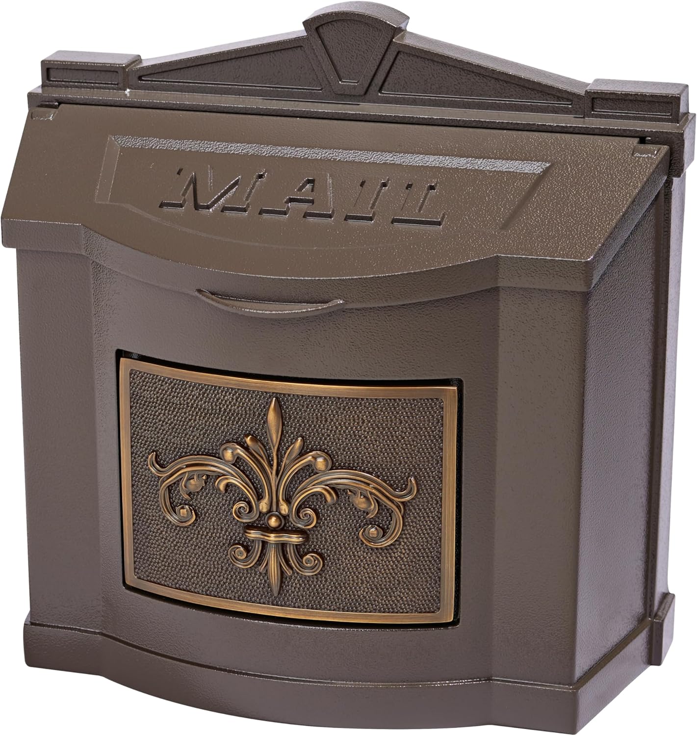 Gaines - Wallmount- Bronze with Antique Bronze Fleur de Lis