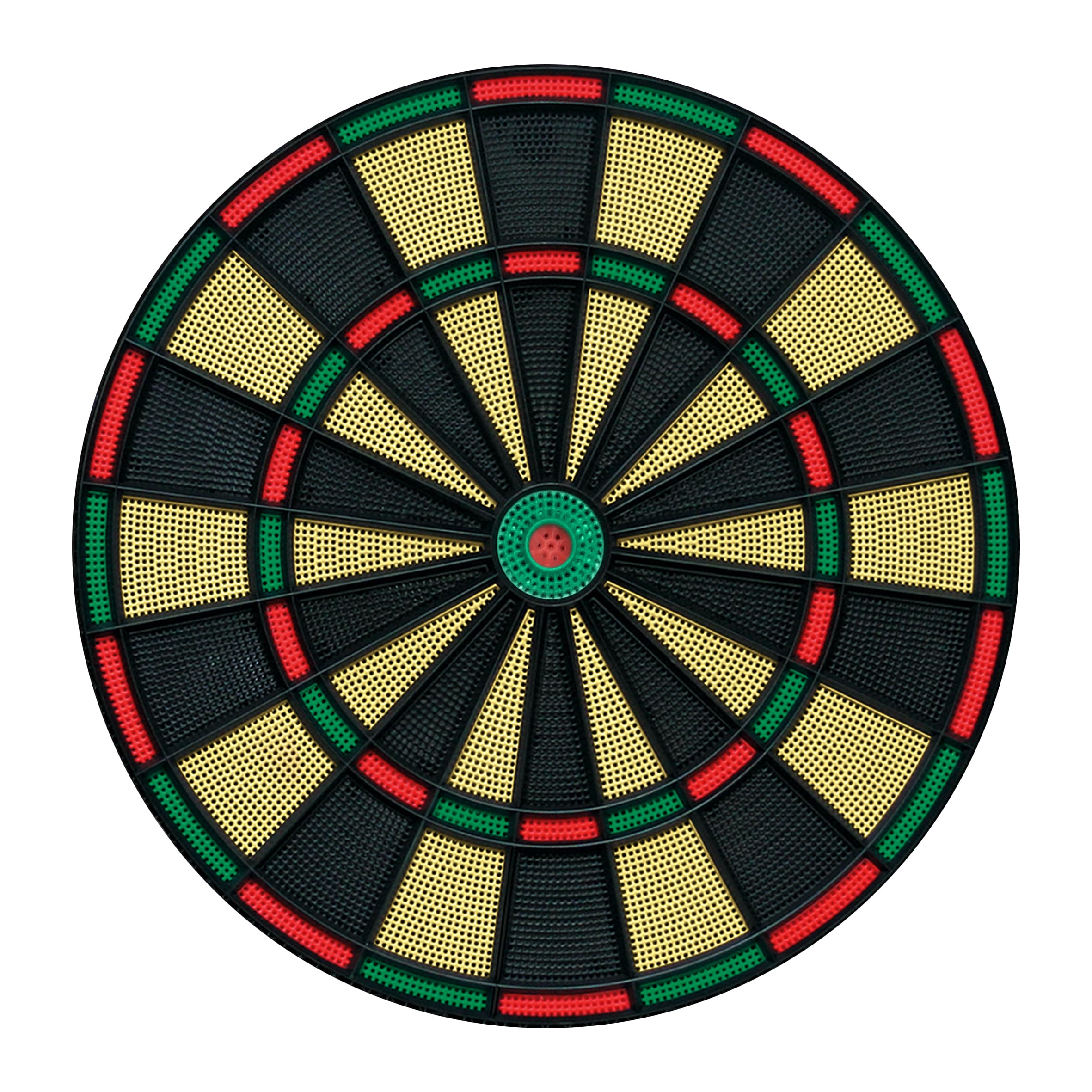 Carromco STRIKER-601 E-Dartboard | 3-Loch Abstand | 1-8 Spieler | GIGANTISCHE VIELFALT: Elektronische Dartscheibe mit 36 Spielen & 585 Varianten incl Cricket. Komplett-Set inkl 6 Darts