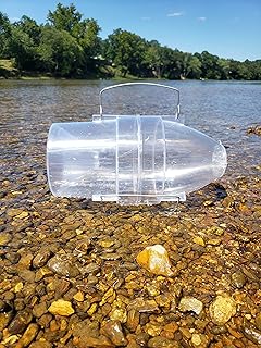 Big Springs Minnow Trap, Clear Plastic, 1 Piece, 9x13x7 Inches, Made in USA