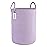 XUANGUO Cotton Rope Laundry Basket Hamper for Clothes Woven Storage Basket for Living Room Bedroom Boho Tall Rope Baskets for Blanket Toys Pillow Towels Baby Nursery Hamper Bin Large purple