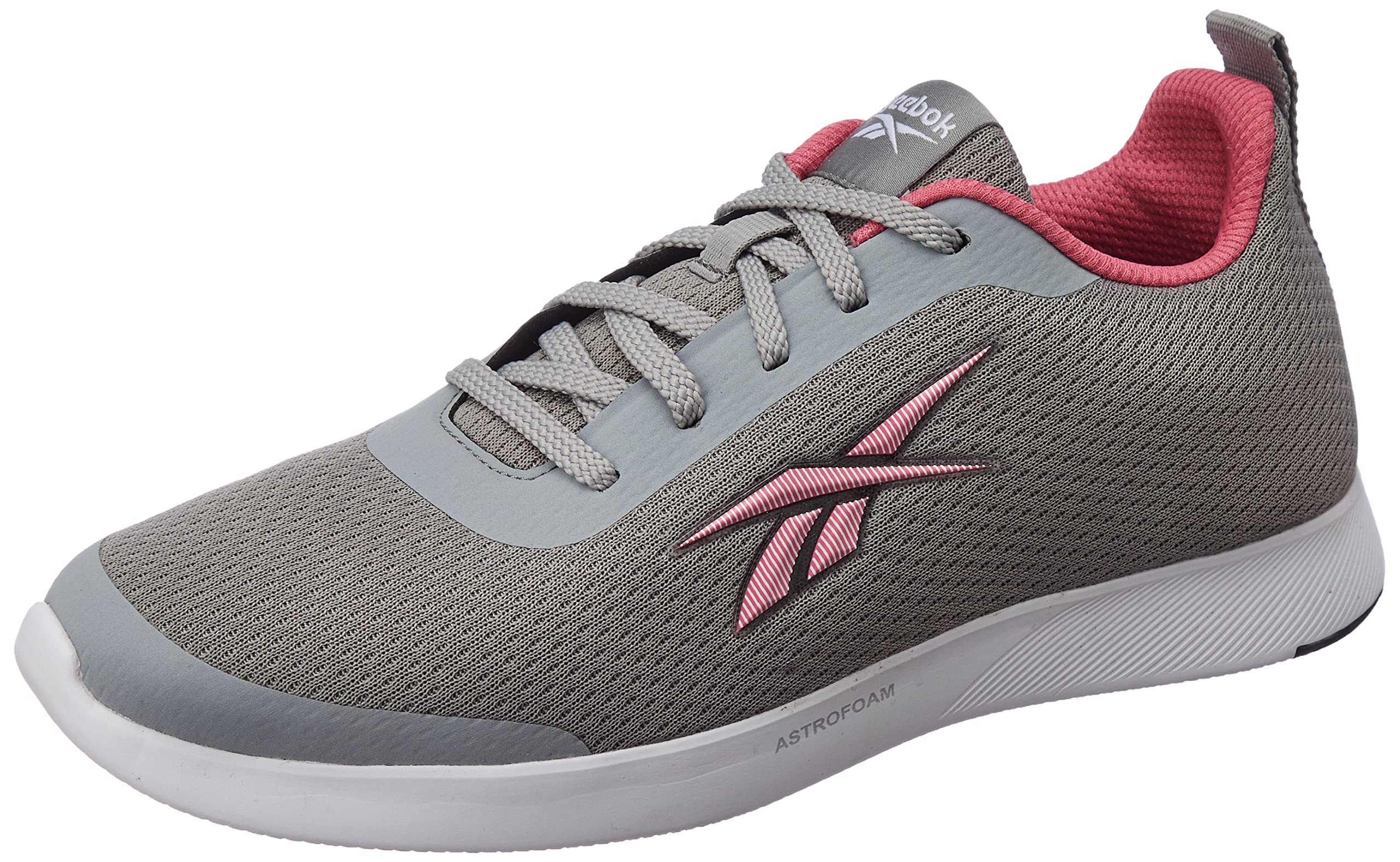 Reebok Womens Lunar Walk W Flat Grey/Astro Pink/White Walking Shoe - 6 UK (GB1942) (B09N6TG59W) Amazon Price History, Amazon Price Tracker