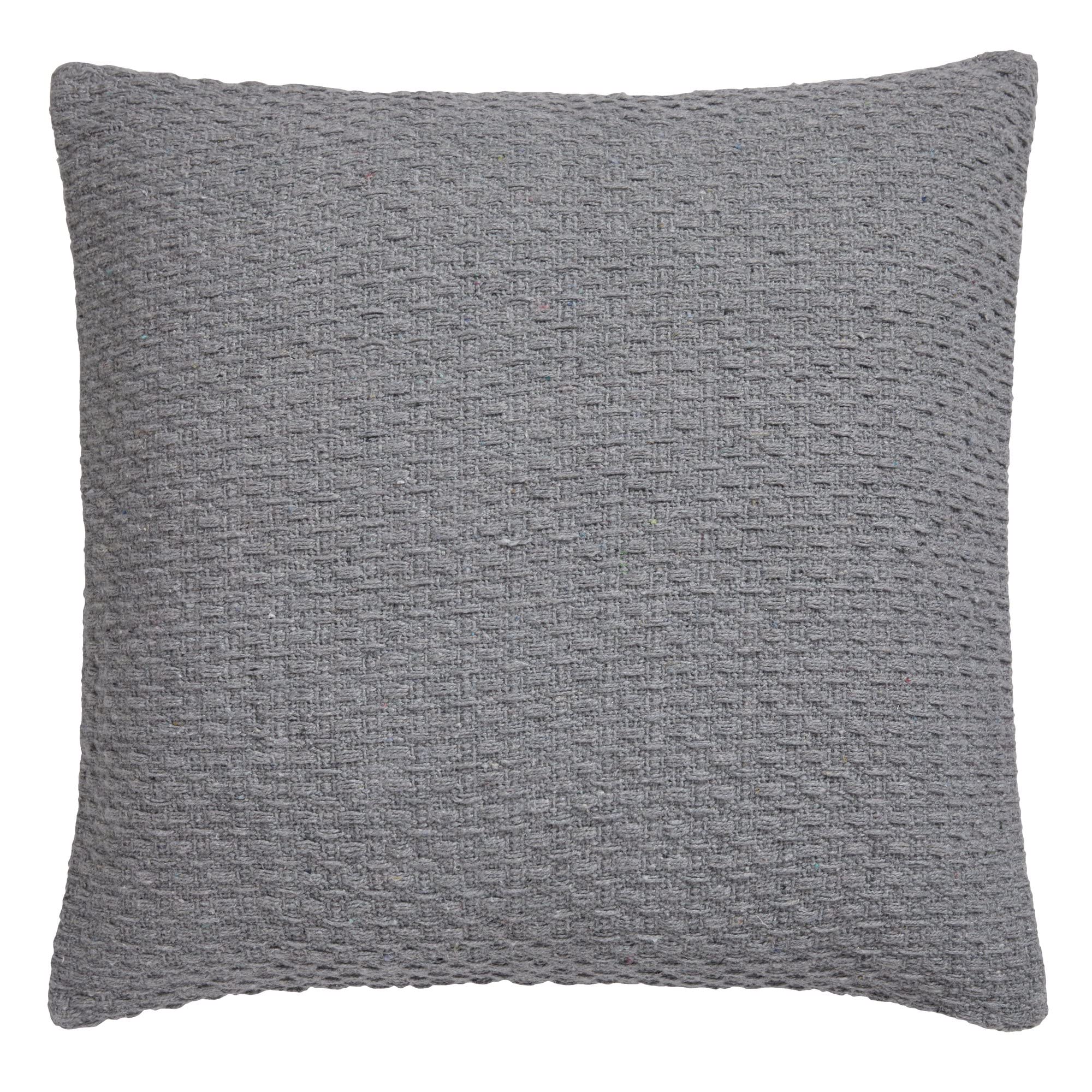 Julian Charles Grey Hayden Cotton Cushion (43Cm X 43Cm) - One Size