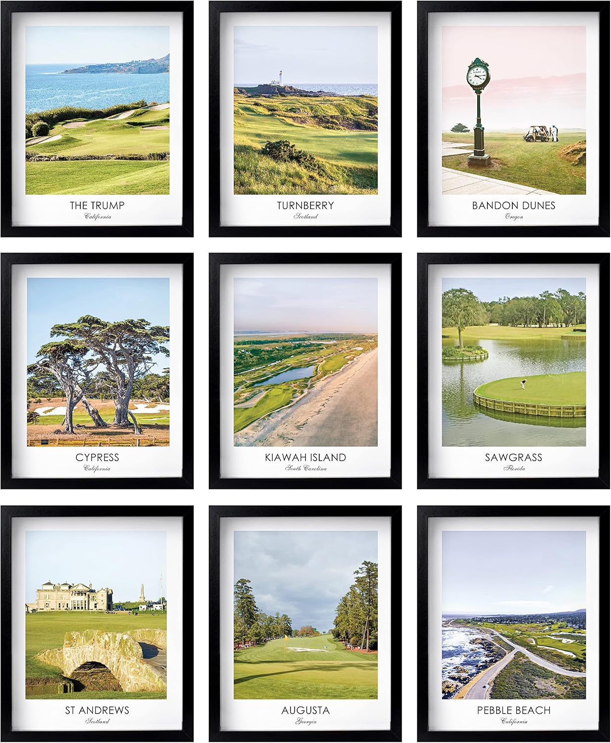97 Decor Masters Golf Wall Art Pepple Beach Golf Posters
