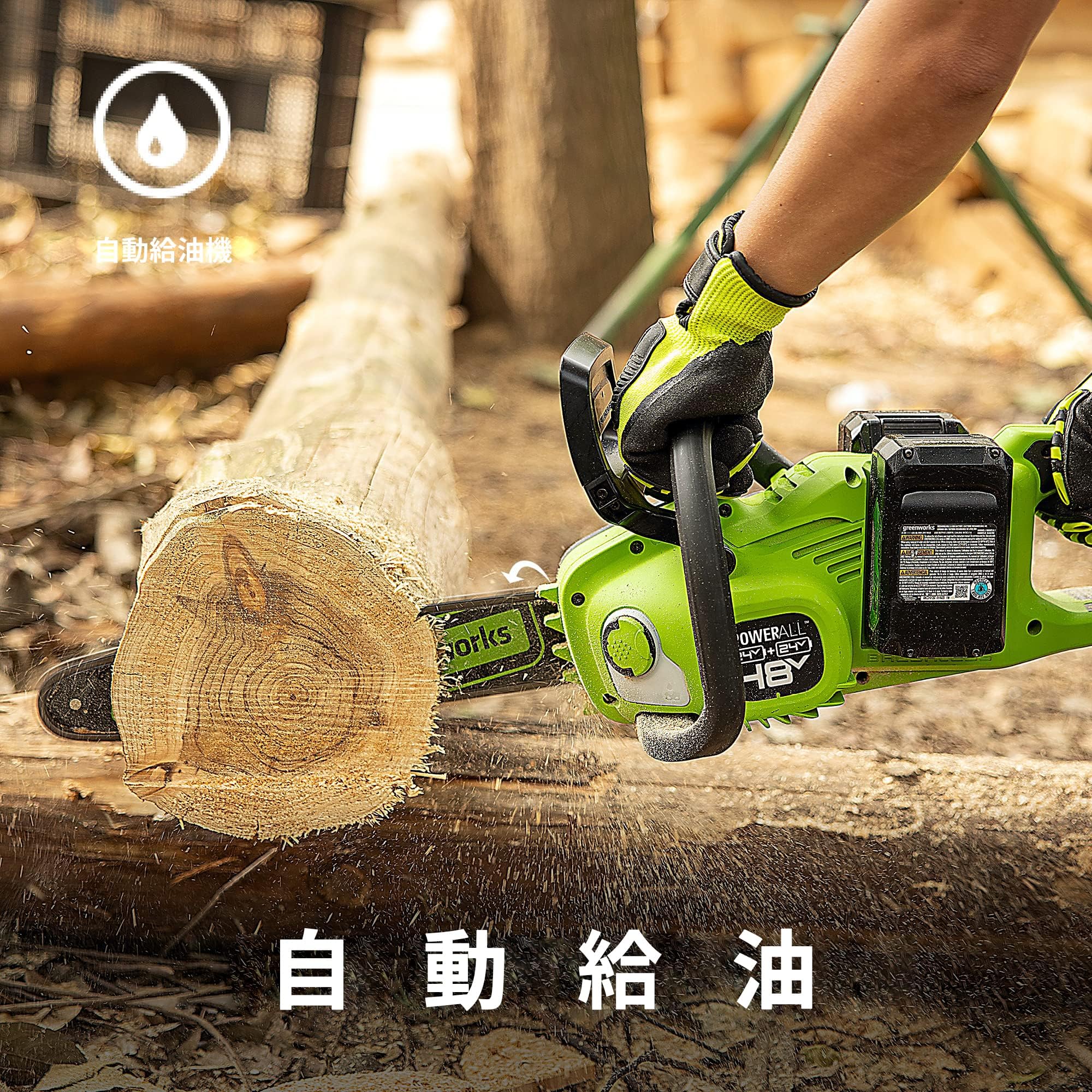 Amazon | Greenworks(グリーンワークス) ハイパワー48V充電式電動 
