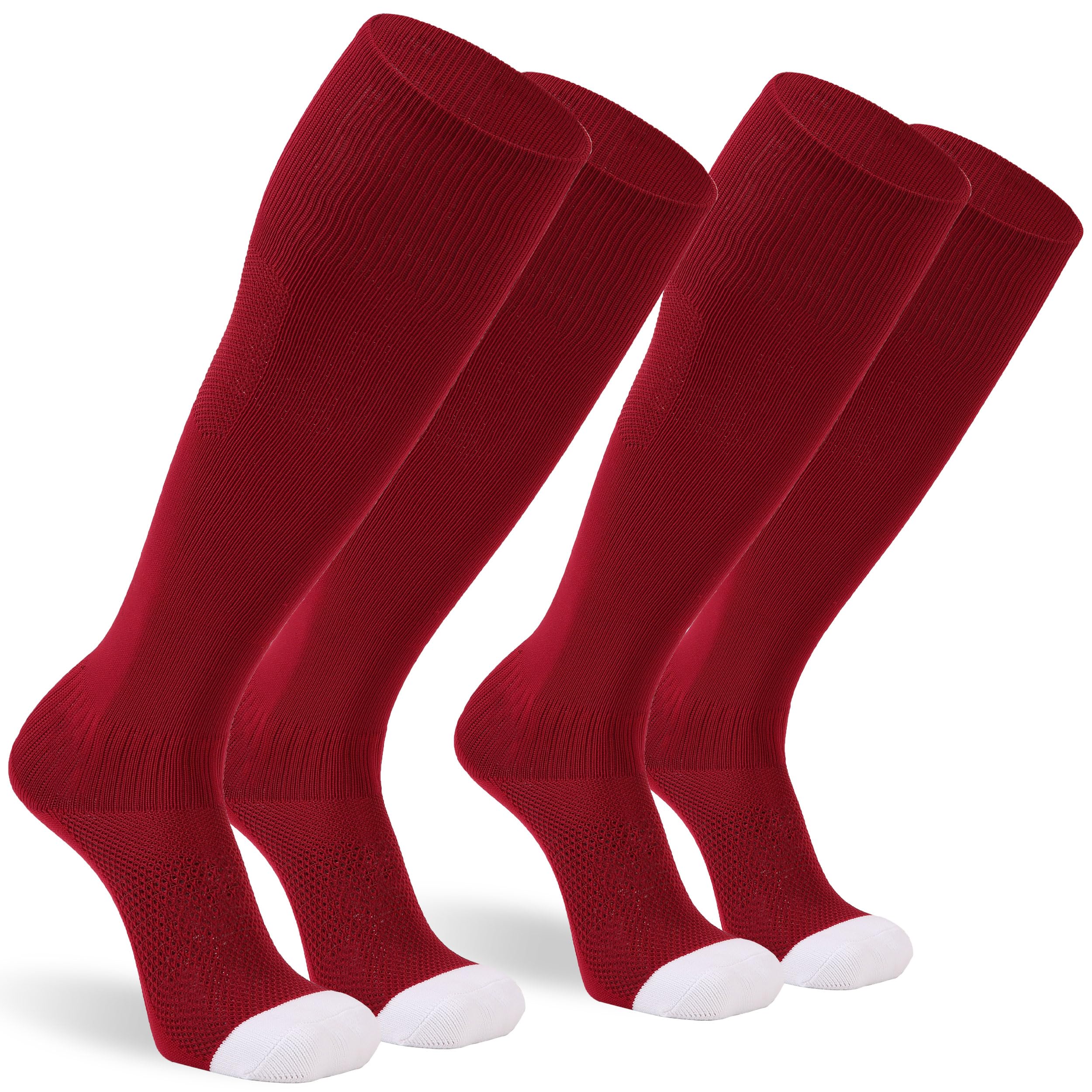 Sunew Baseball Socks,2/3 Pack Youth Adult Athletic Softball Football Volleyball Socks for Summer Soccer Camps 4 Size