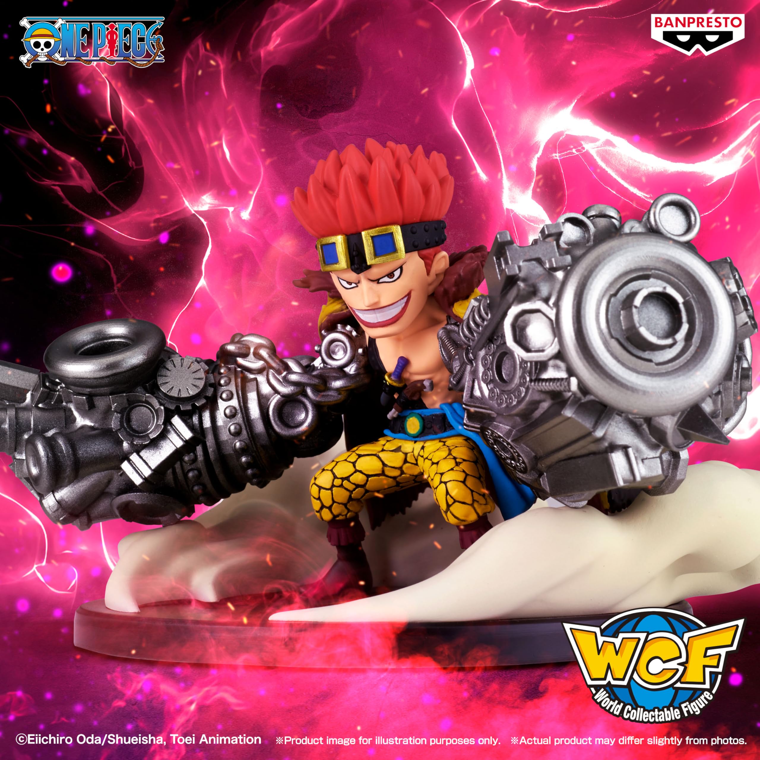 Banpresto Eustass Kid One Piece Actionfigur, World Collectable Special - The Worst Generation, 7 cm, BP29908P, Mehrfarbig, Sammelfigur, ideal für Anime-Fans
