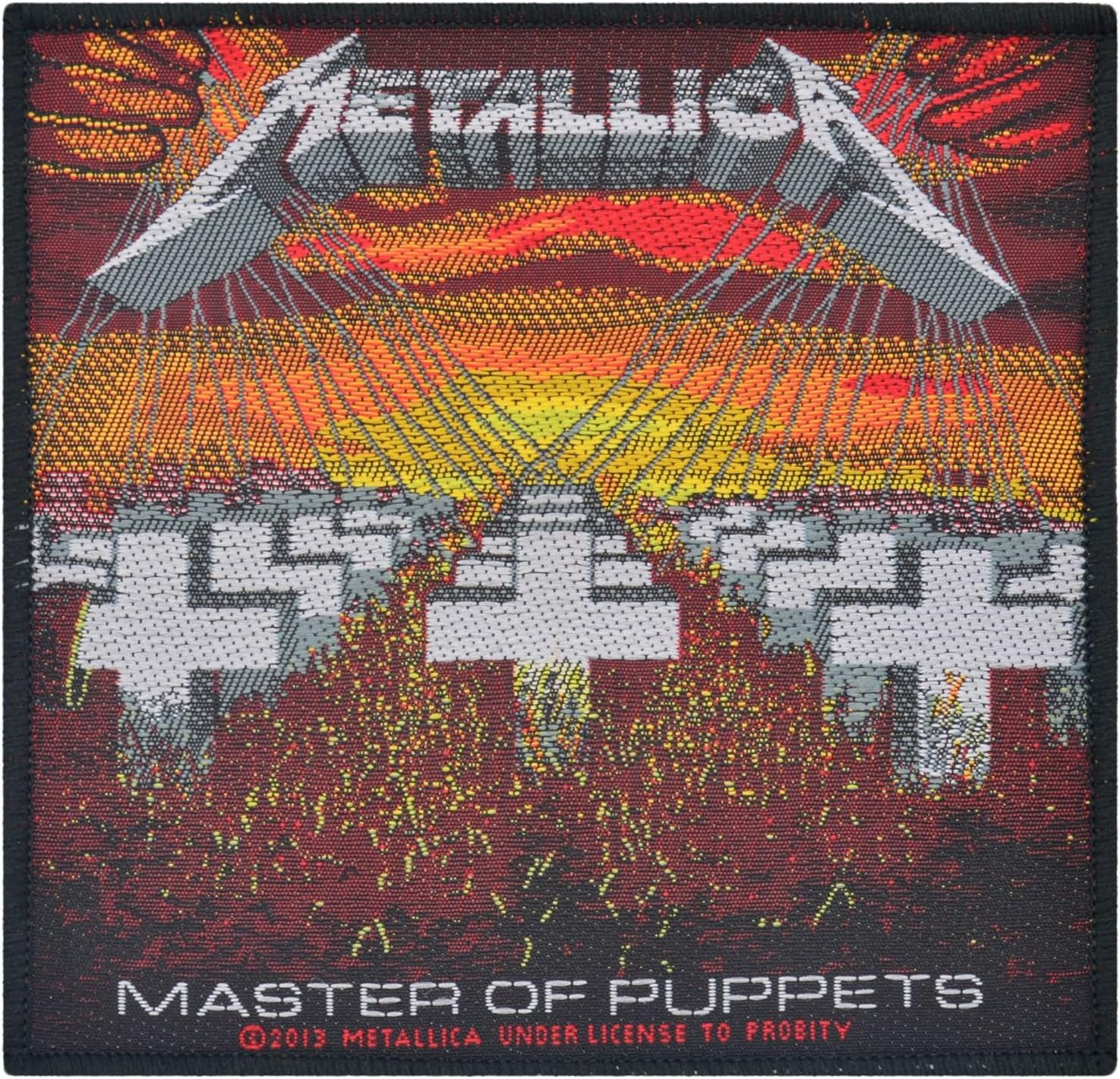 METALLICA MASTER OF PUPPETS PATCH 10X10CM
