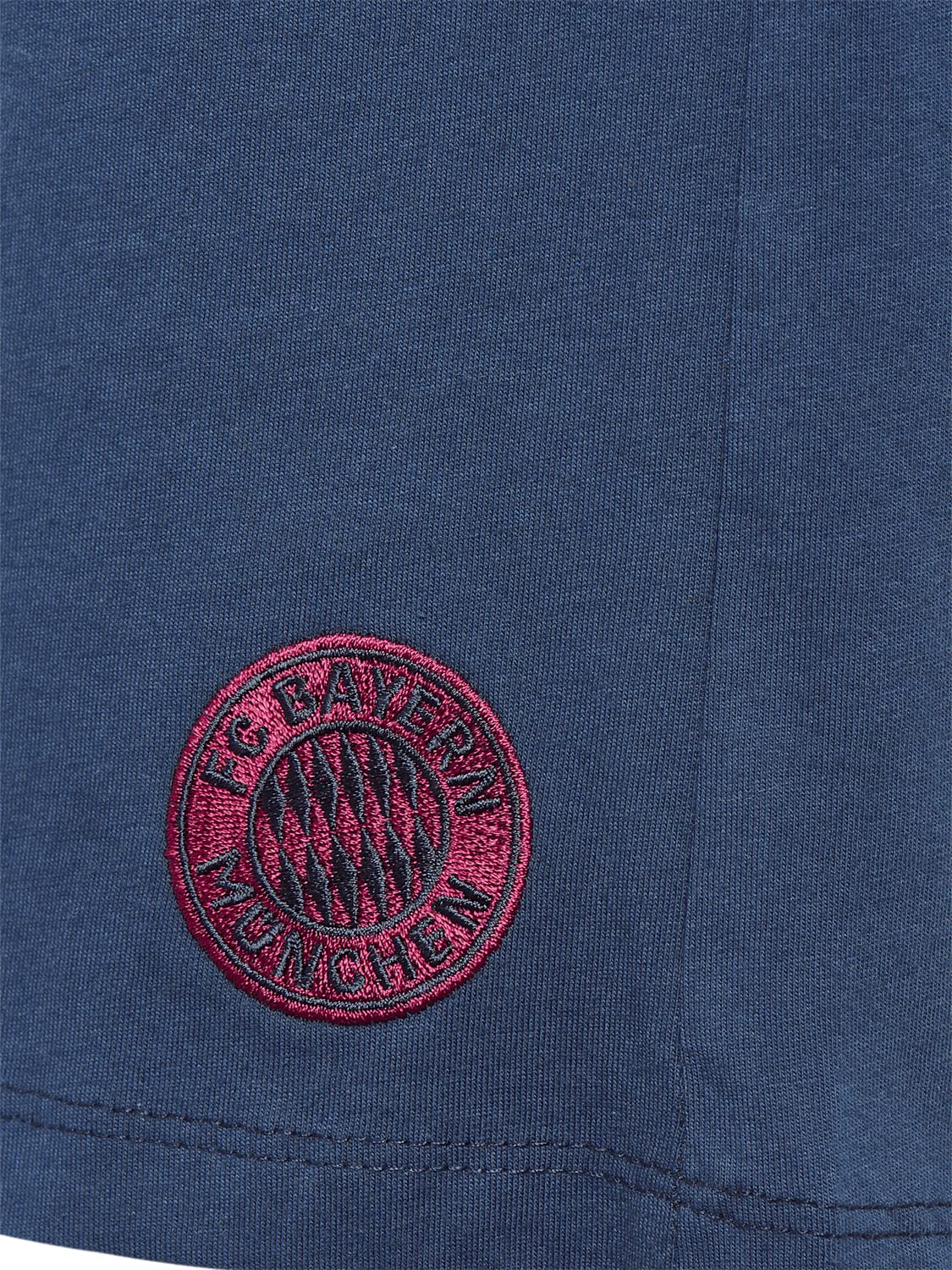 FC Bayern München Herren Shorty Navy | kurzer Schlafanzug | FCB | Größe S