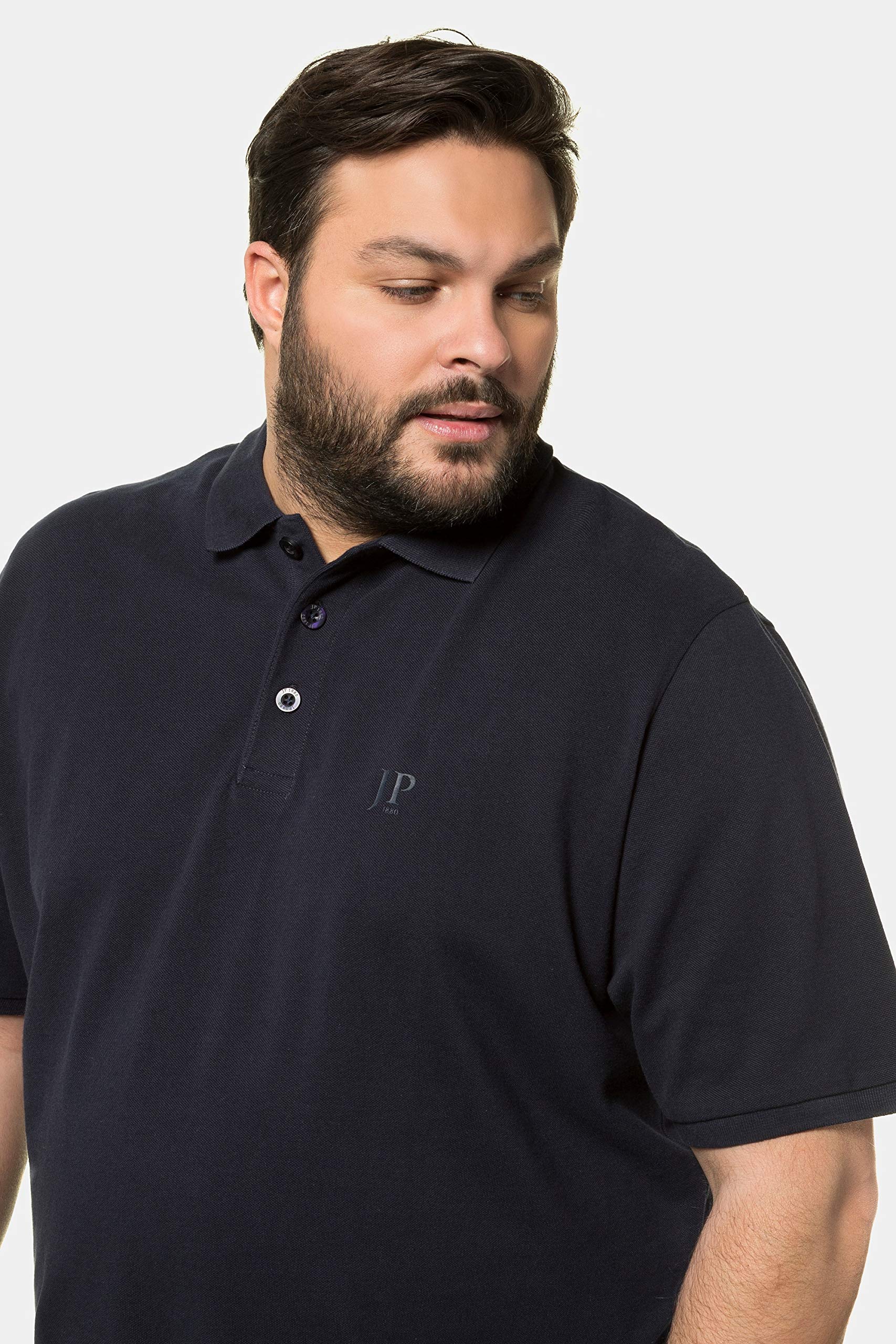 JP 1880 Hommes Grandes Tailles L-8XL Polo en piqué à Manches Courtes, Coupe Ventre Confort, Collection Basic 712617